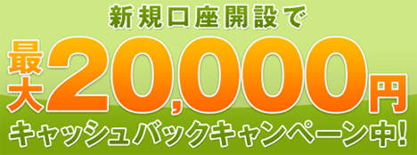 2万円キャッシュバック
