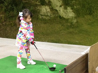 himeゴルフの練習
